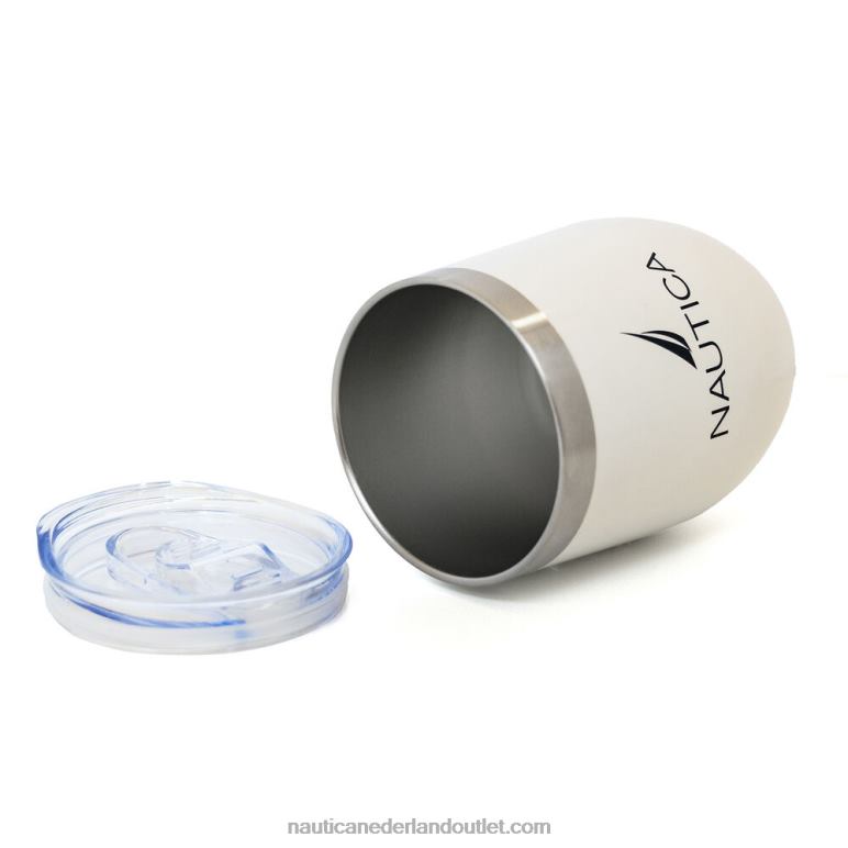 logo dubbelwandige RVS korte drinkbeker multi Nautica 0828F332 Heren