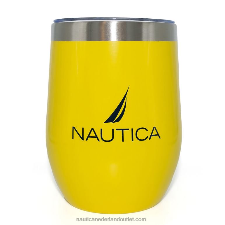 logo dubbelwandige RVS korte drinkbeker multi Nautica 0828F335 Heren