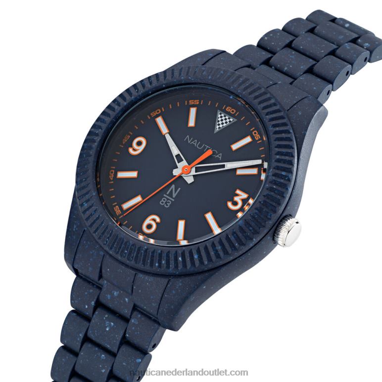 Mercury Bay horloge met 3 wijzers multi Nautica 0828F320 Heren