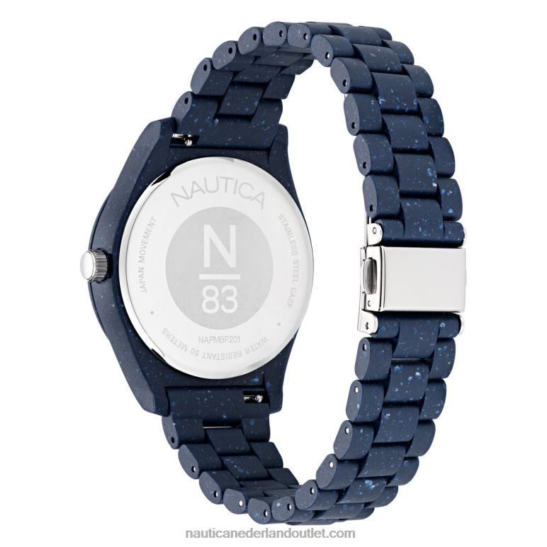 Mercury Bay horloge met 3 wijzers multi Nautica 0828F320 Heren