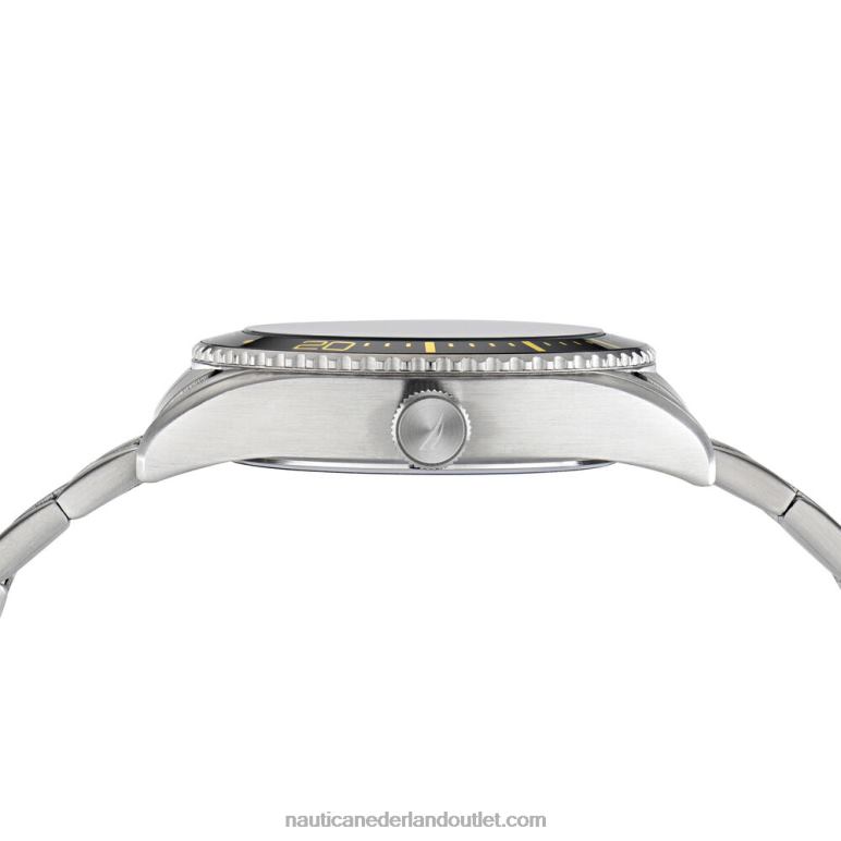 roestvrijstalen horloge met 3 wijzers multi Nautica 0828F352 Heren