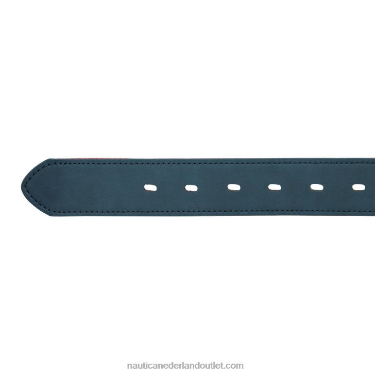 riem met logo-reliëf nautica rood/oranje Nautica 0828F164 Heren