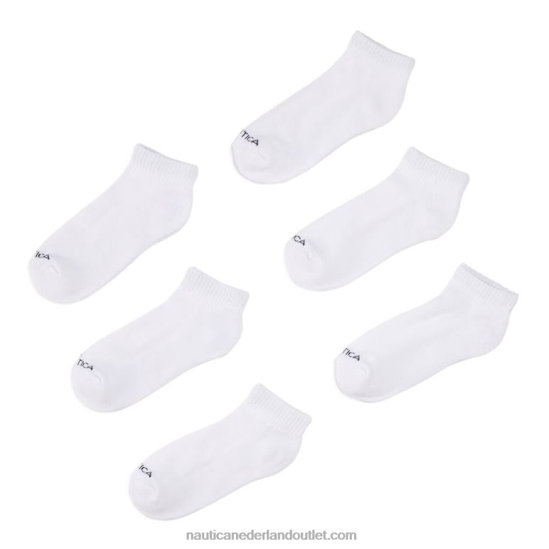 atletische core quarter sokken 6-pack duif Nautica 0828F78 Heren
