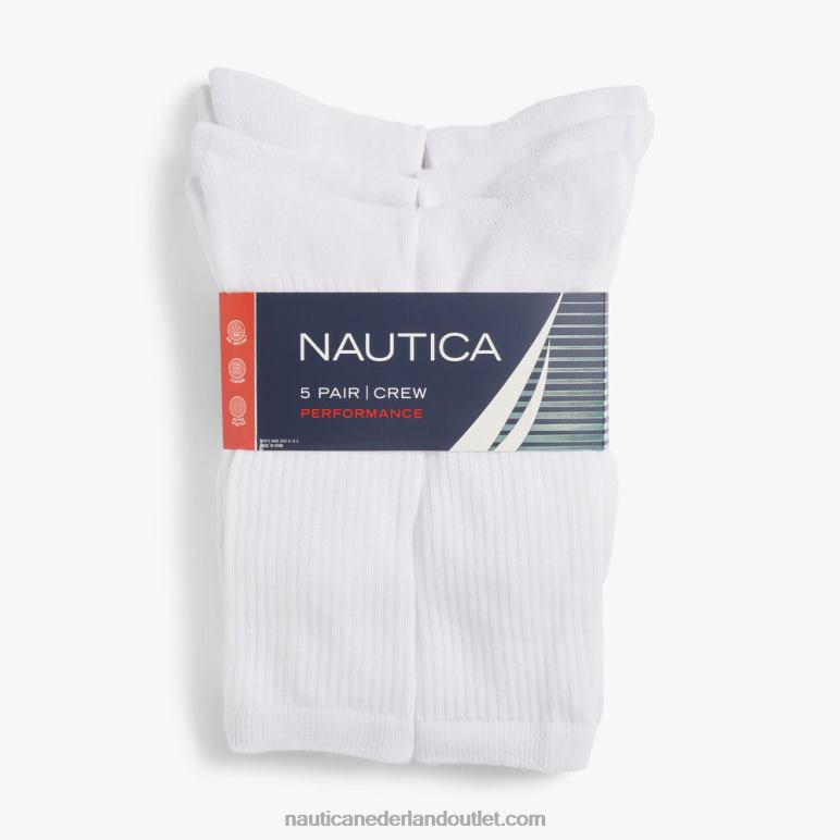 atletische crew sokken 5-pack duif Nautica 0828F125 Heren
