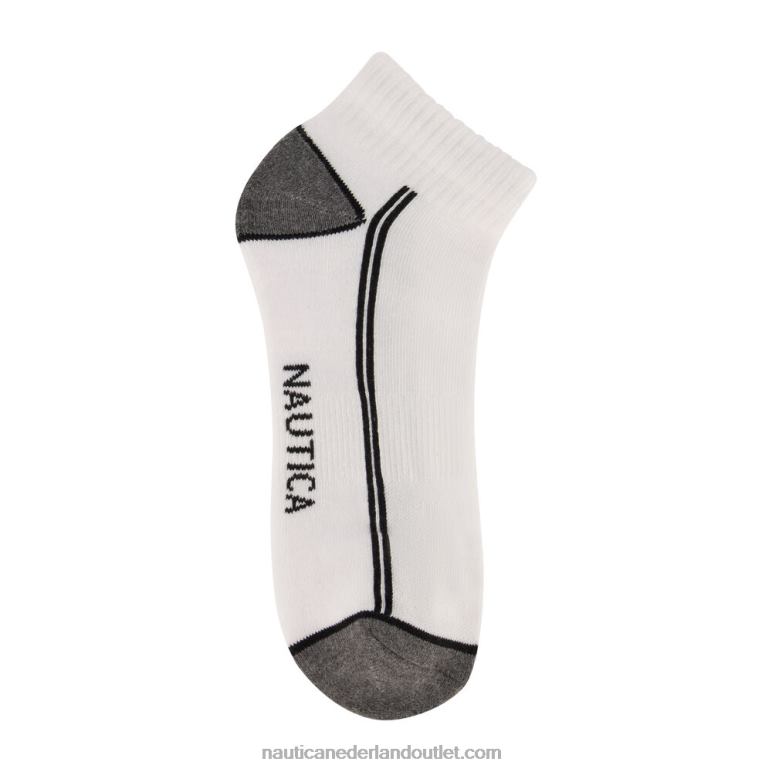 kwartsokken atletisch logo 6-pack zwarte onyx Nautica 0828F194 Heren