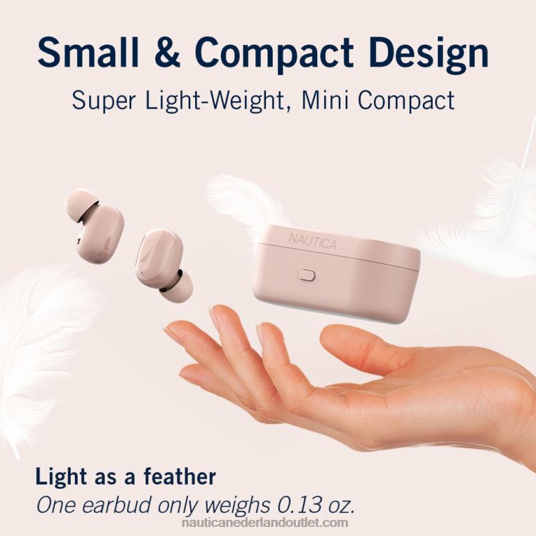 t3000 echte draadloze oordopjes met oplaadetui werkhemd blauw Nautica 0828F928 Heren