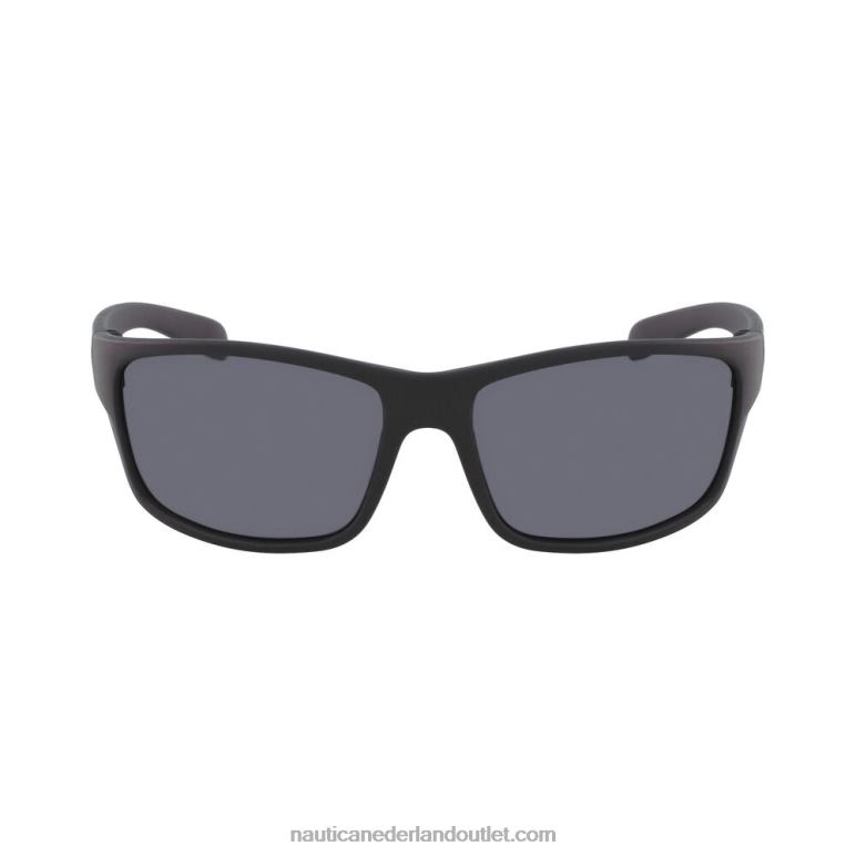 oversized zonnebril met mat montuur zwarte onyx Nautica 0828F200 Heren