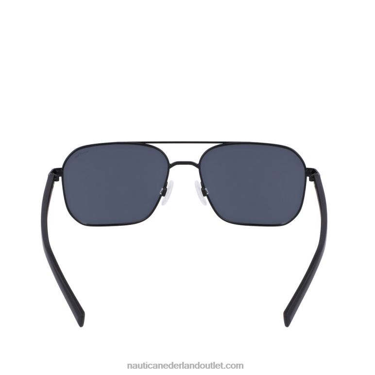 stijl kapitein navigator vierkante zonnebril zwarte onyx Nautica 0828F310 Heren
