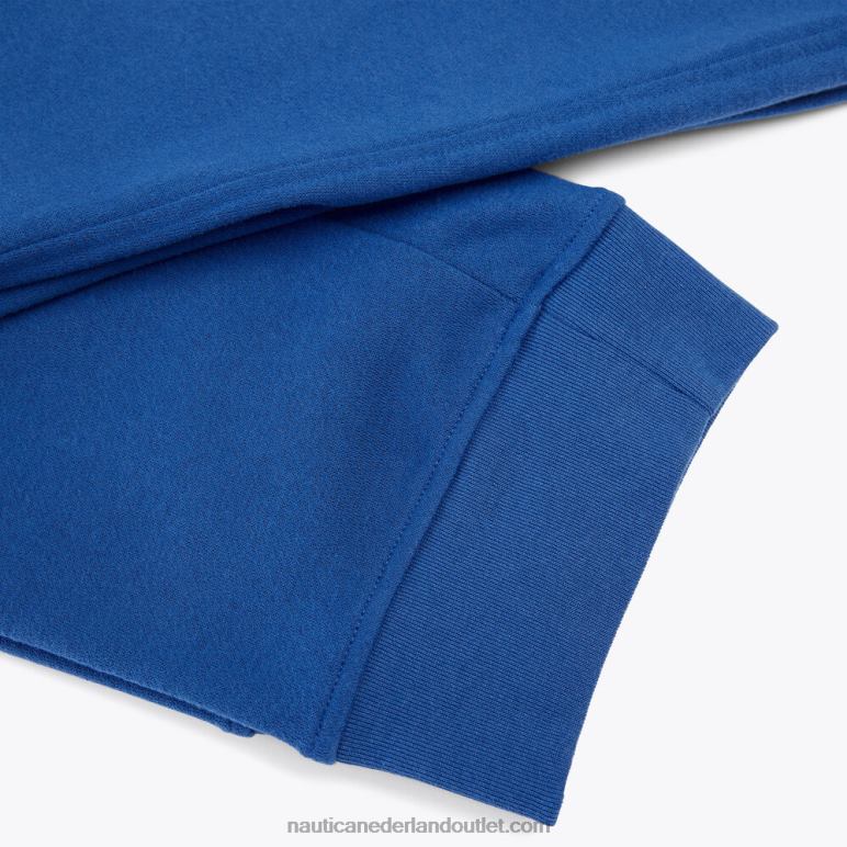 grote en lange joggingbroek van fleece windsurf blauw Nautica 0828F689 Heren