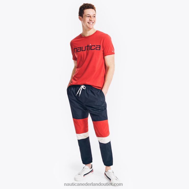 heruitgave colorblock trainingsbroek marine Nautica 0828F276 Heren