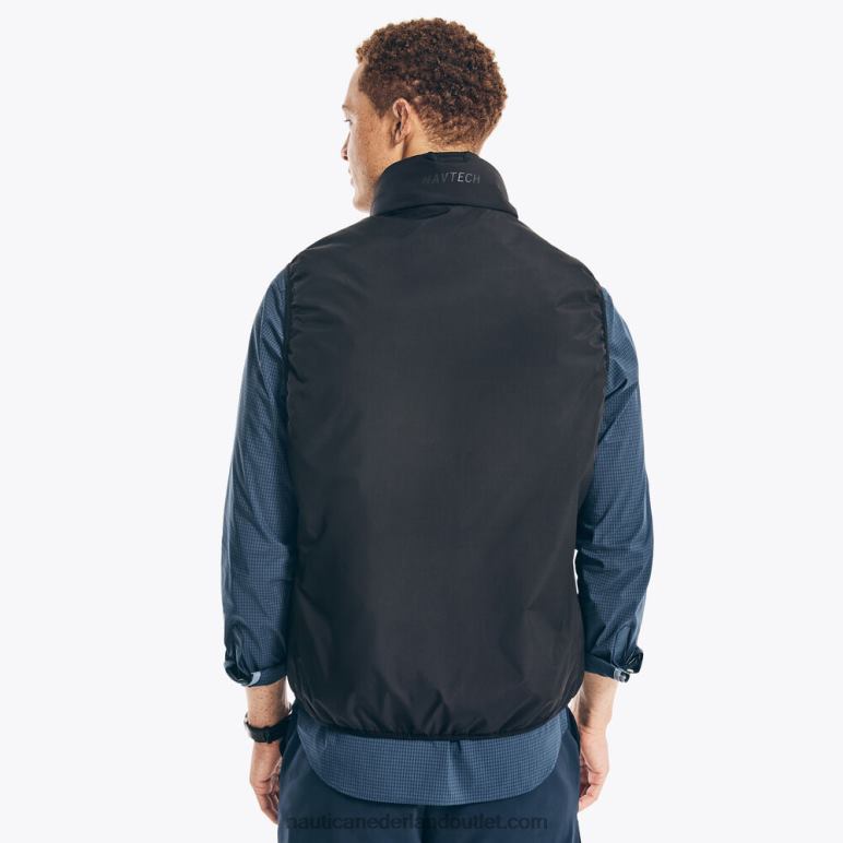 navtech duurzaam vervaardigd waterbestendig vest echt zwart Nautica 0828F470 Heren