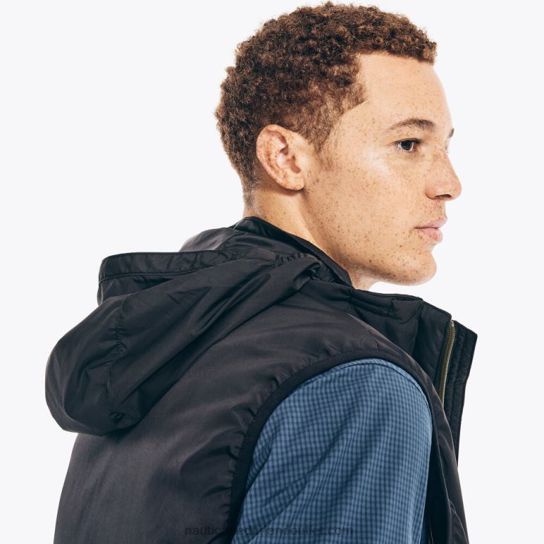 navtech duurzaam vervaardigd waterbestendig vest echt zwart Nautica 0828F470 Heren