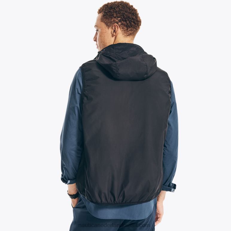 navtech duurzaam vervaardigd waterbestendig vest echt zwart Nautica 0828F470 Heren