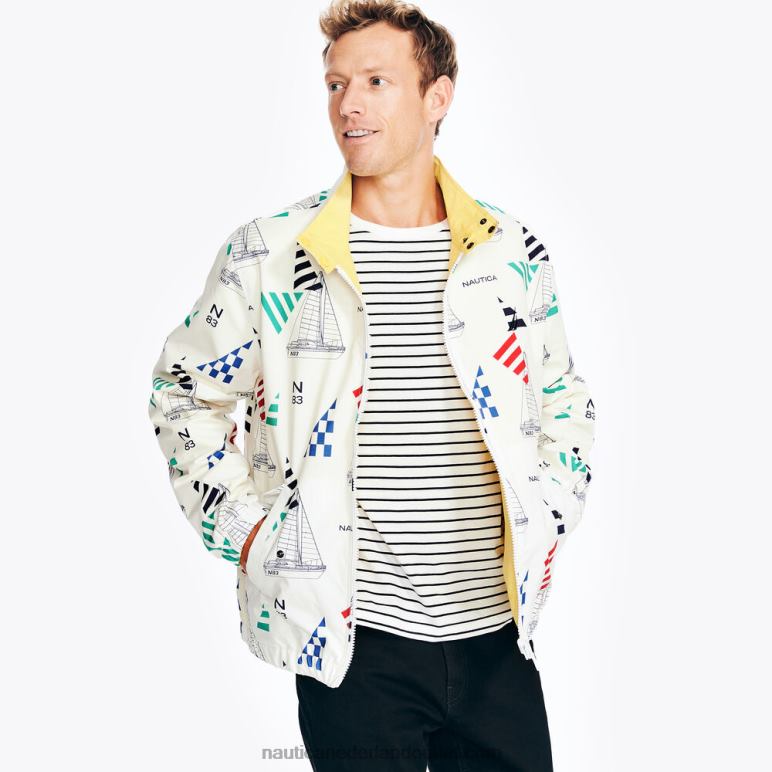omkeerbaar zeiljack Helder wit Nautica 0828F489 Heren