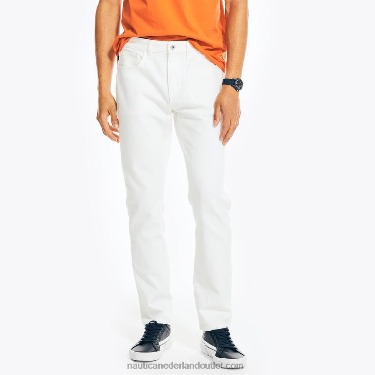 atletische slanke stretchdenim zilverreiger Nautica 0828F691 Heren