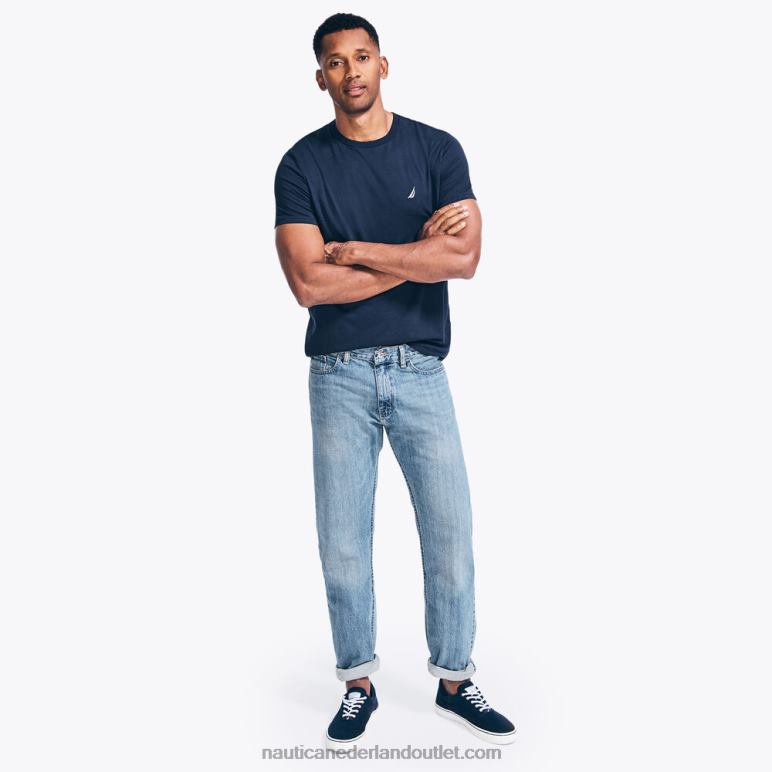 jeans met relaxte pasvorm oever wassen Nautica 0828F23 Heren