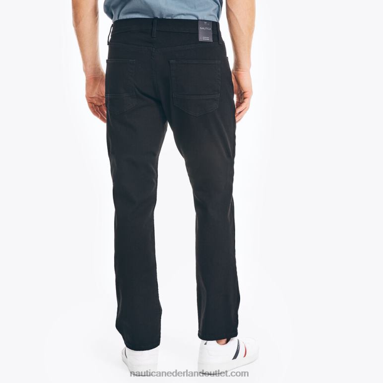 spijkerbroek met rechte pasvorm zwarte inkt wassen Nautica 0828F29 Heren