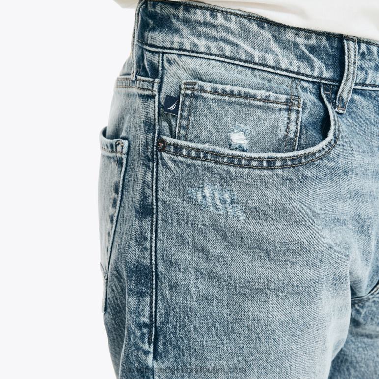 vintage rechte stretchdenim riviera blauw Nautica 0828F718 Heren