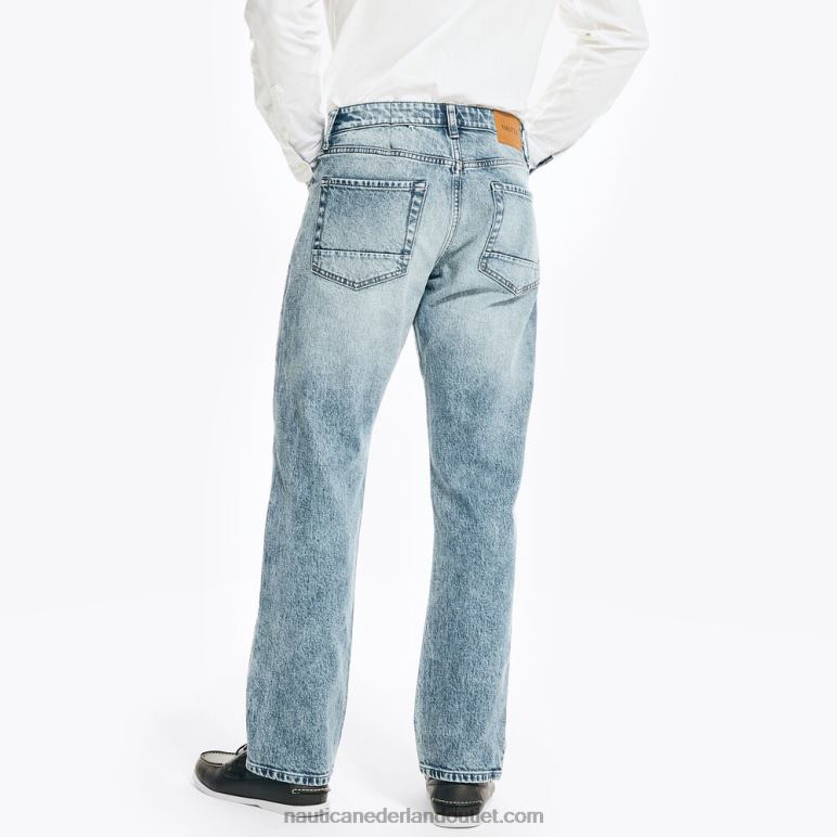 vintage rechte stretchdenim riviera blauw Nautica 0828F718 Heren
