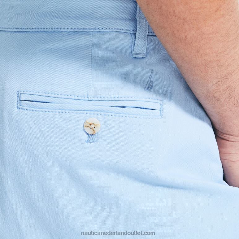 6\" dek kort azuur blauw Nautica 0828F556 Heren