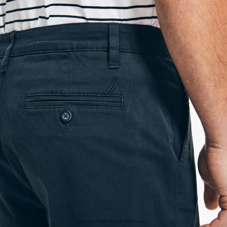 6 \"stretch kort echte marine Nautica 0828F9 Heren