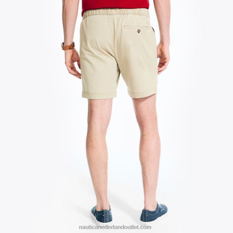 7\" pull-on boardwalk short militaire kleur Nautica 0828F263 Heren