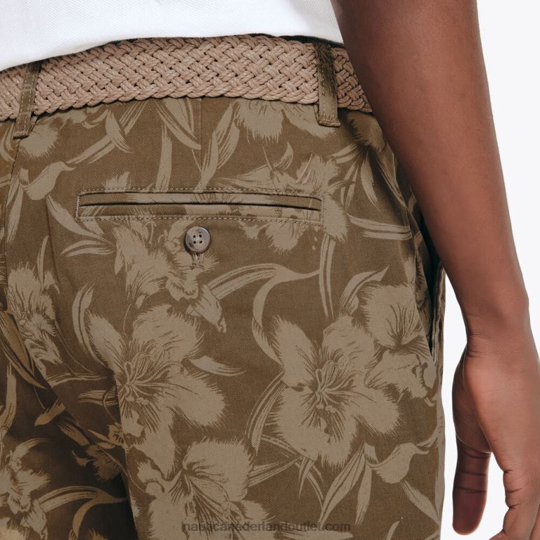 8,5\" bedrukt deck kort schaduwrijke sparrenheide Nautica 0828F420 Heren