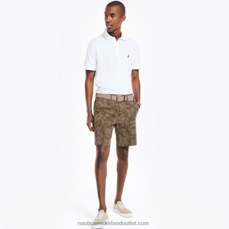 8,5\" bedrukt deck kort schaduwrijke sparrenheide Nautica 0828F420 Heren