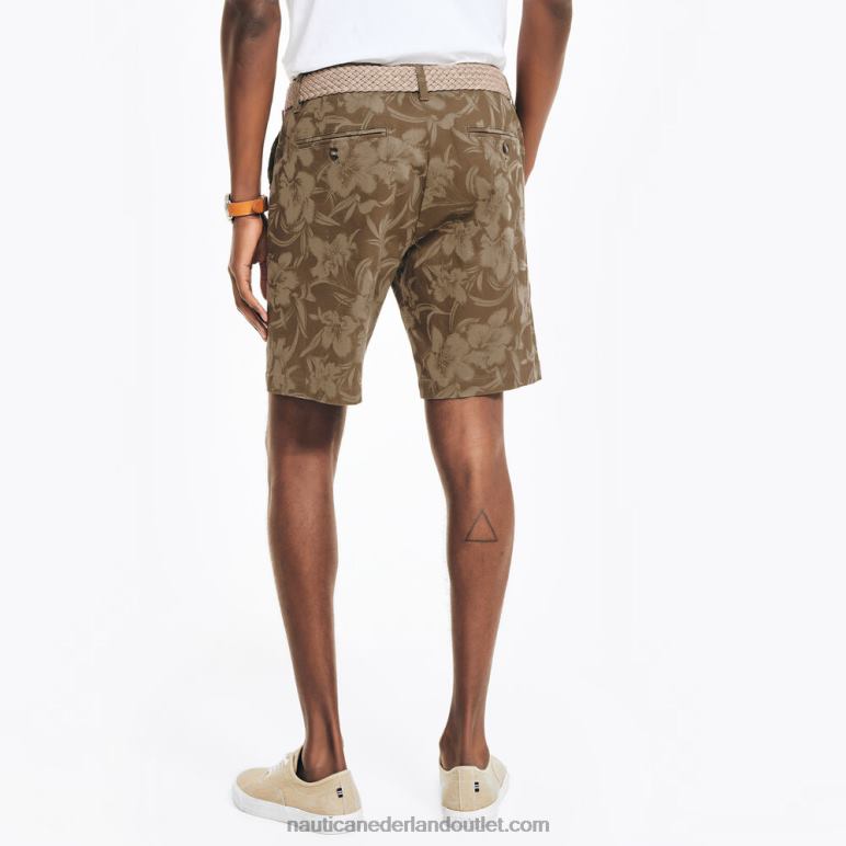 8,5\" bedrukt deck kort schaduwrijke sparrenheide Nautica 0828F420 Heren