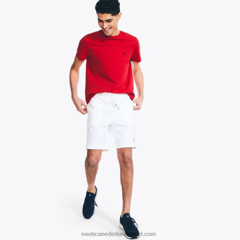 9\" badstof kort Helder wit Nautica 0828F572 Heren