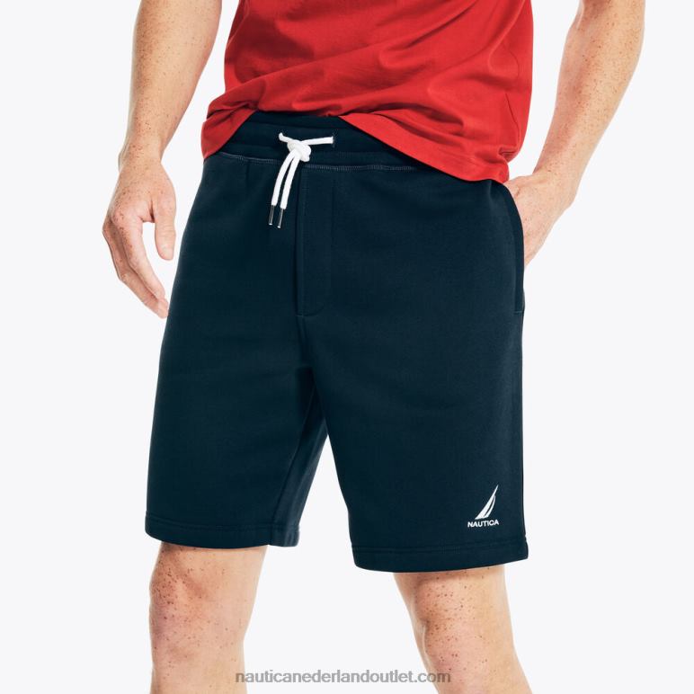 9\'\' j-class fleece short marine Nautica 0828F16 Heren