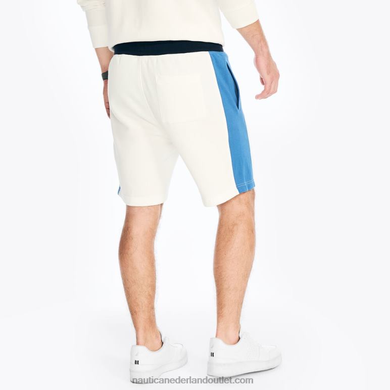 9 \"kleurenblok short zeil wit Nautica 0828F180 Heren