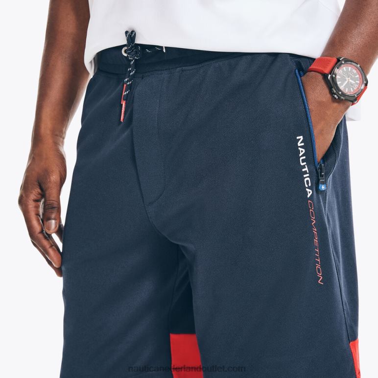 competitie duurzaam vervaardigde 9 \"colorblock short marine Nautica 0828F423 Heren