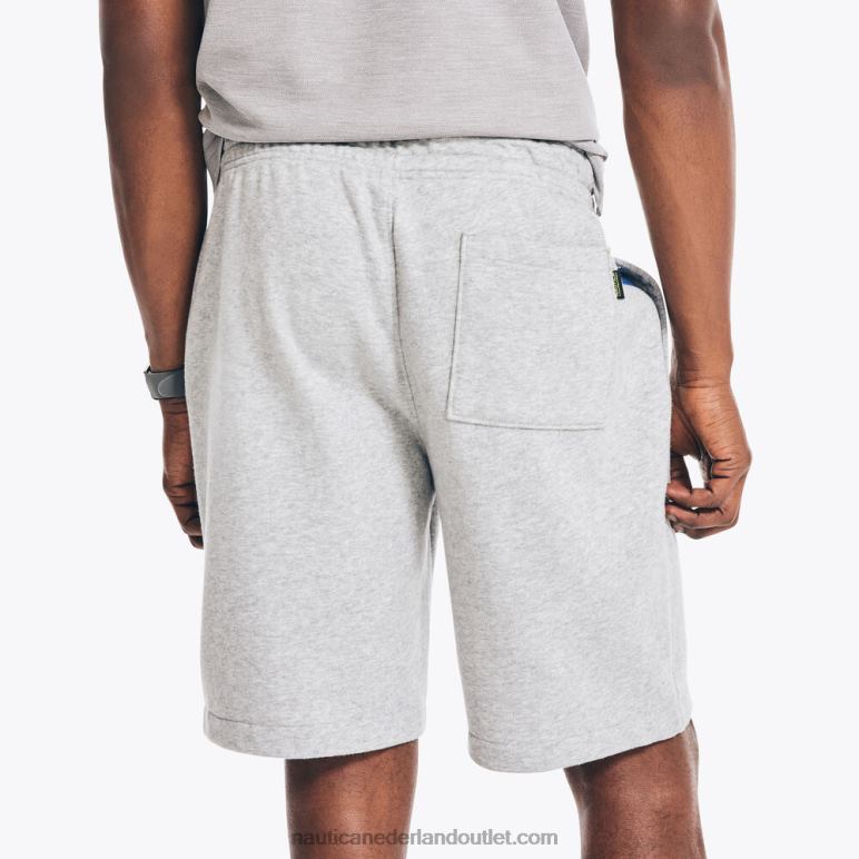 competitie duurzaam vervaardigde 9 \"fleece short grijze heide Nautica 0828F223 Heren