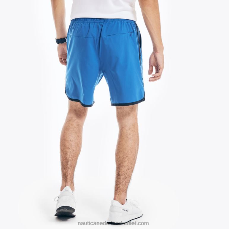 concurrentie duurzaam vervaardigde 7\" gevoerde short helder kobalt Nautica 0828F197 Heren