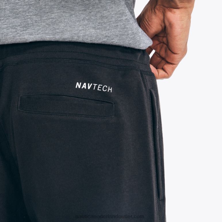 navtech 9\" korte prestatie echt zwart Nautica 0828F100 Heren