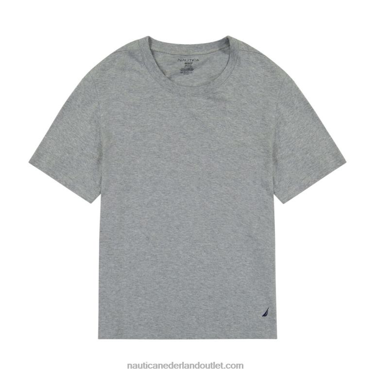 T-shirts met ronde hals 3-pack bruinen Nautica 0828F175 Heren