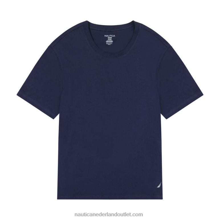 T-shirts met ronde hals 3-pack bruinen Nautica 0828F175 Heren