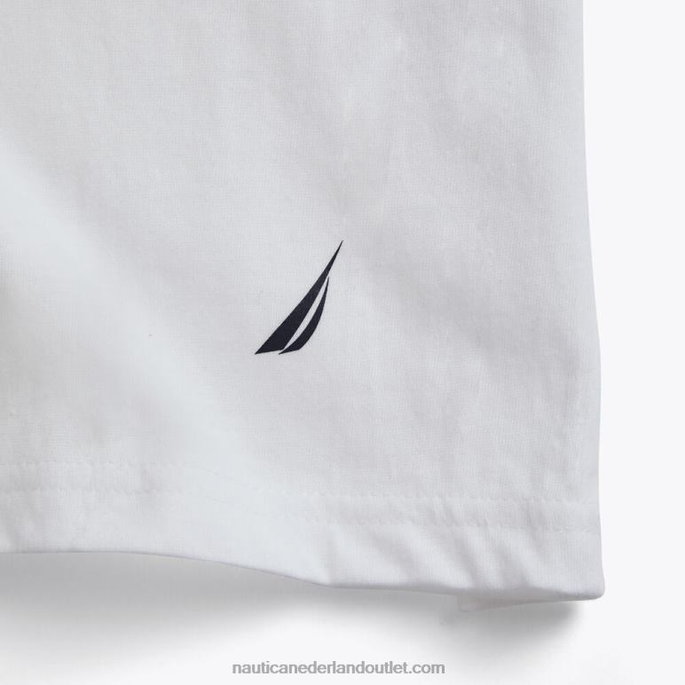 T-shirts met ronde hals 5-pack antieke whitewash Nautica 0828F626 Heren