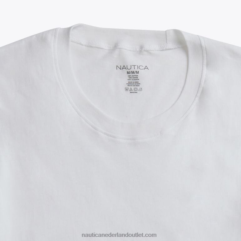 T-shirts met ronde hals 5-pack antieke whitewash Nautica 0828F626 Heren