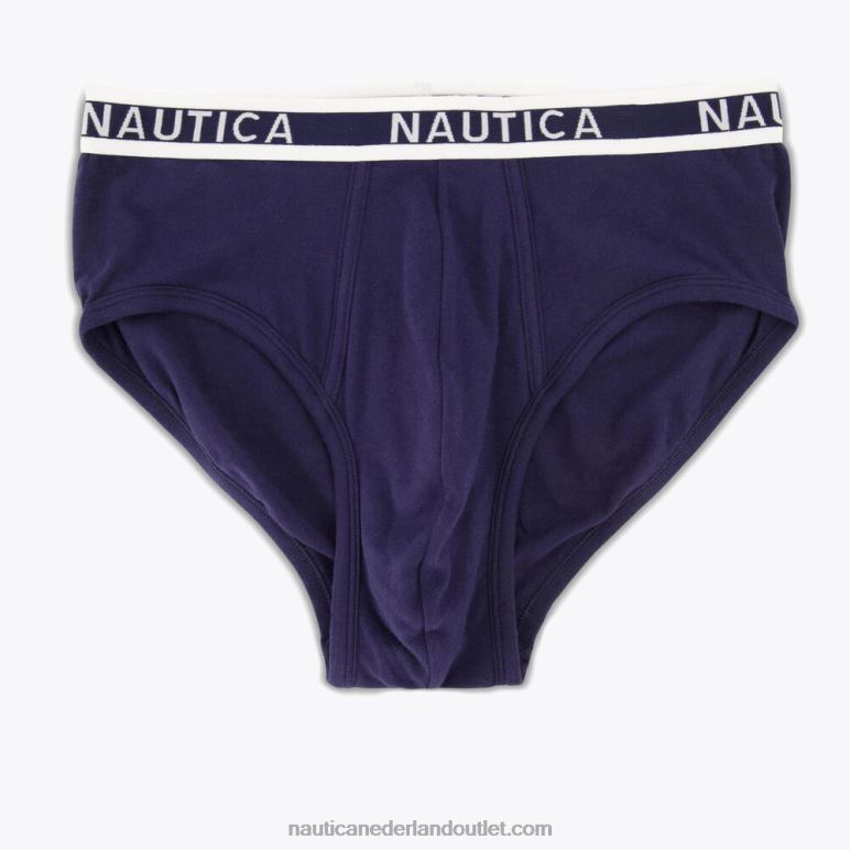 slips van stretchkatoen 3-pack houtskool t Nautica 0828F606 Heren