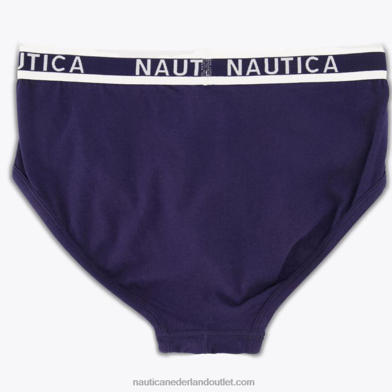 slips van stretchkatoen 3-pack houtskool t Nautica 0828F606 Heren