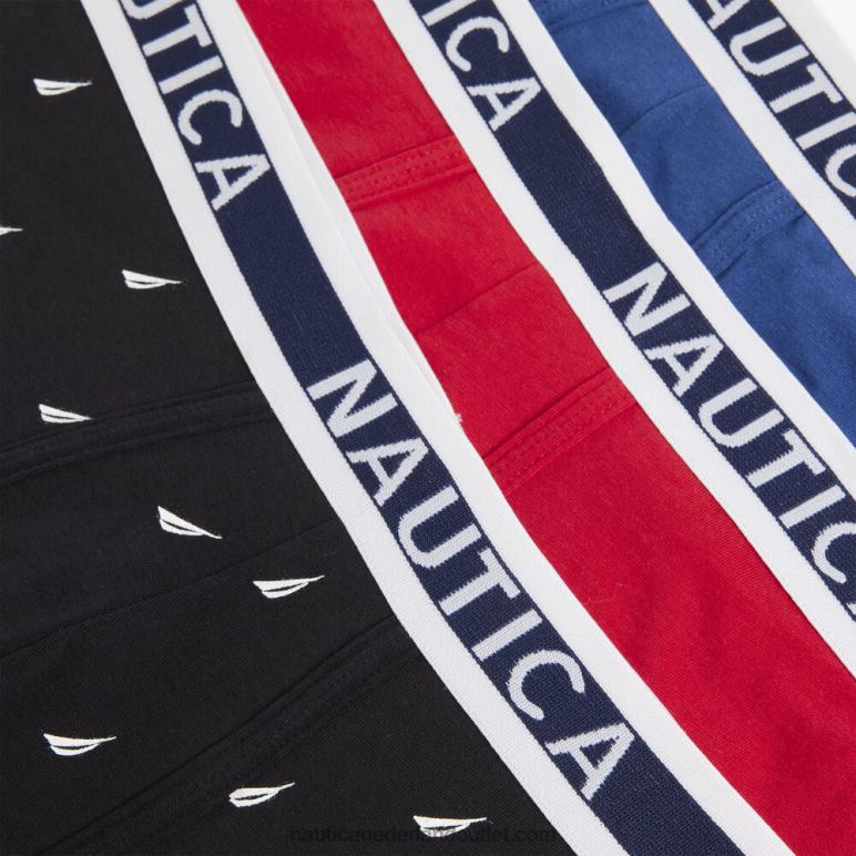 stretch boxershorts 3-pack zinfandel Nautica 0828F635 Heren