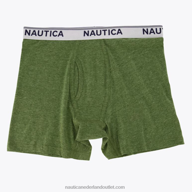 stretch performance boxershorts 3-pack groene appel Nautica 0828F605 Heren