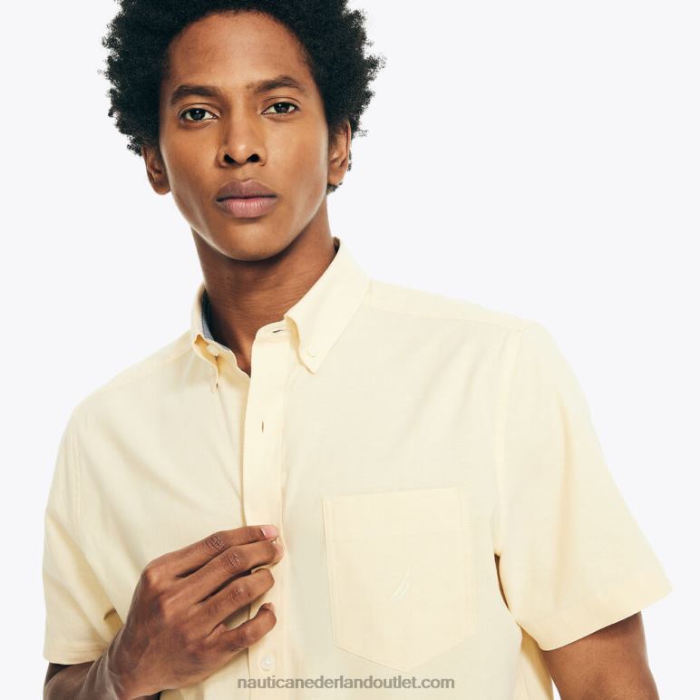 oxford overhemd met korte mouwen zonneschijn Nautica 0828F13 Heren