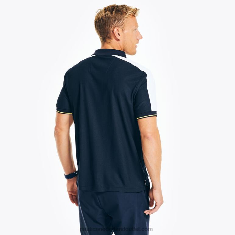 navtech duurzaam vervaardigde classic fit polo marine Nautica 0828F373 Heren