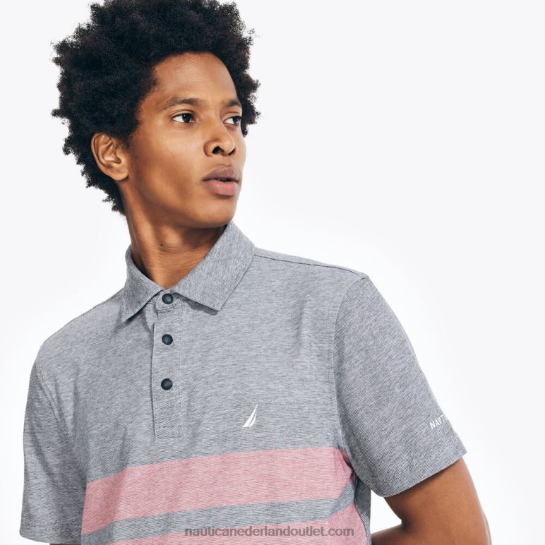 navtech polo met klassieke pasvorm marine Nautica 0828F144 Heren