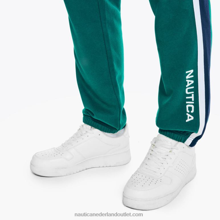 duurzaam vervaardigde colorblock joggingbroek kosmische varen Nautica 0828F139 Heren