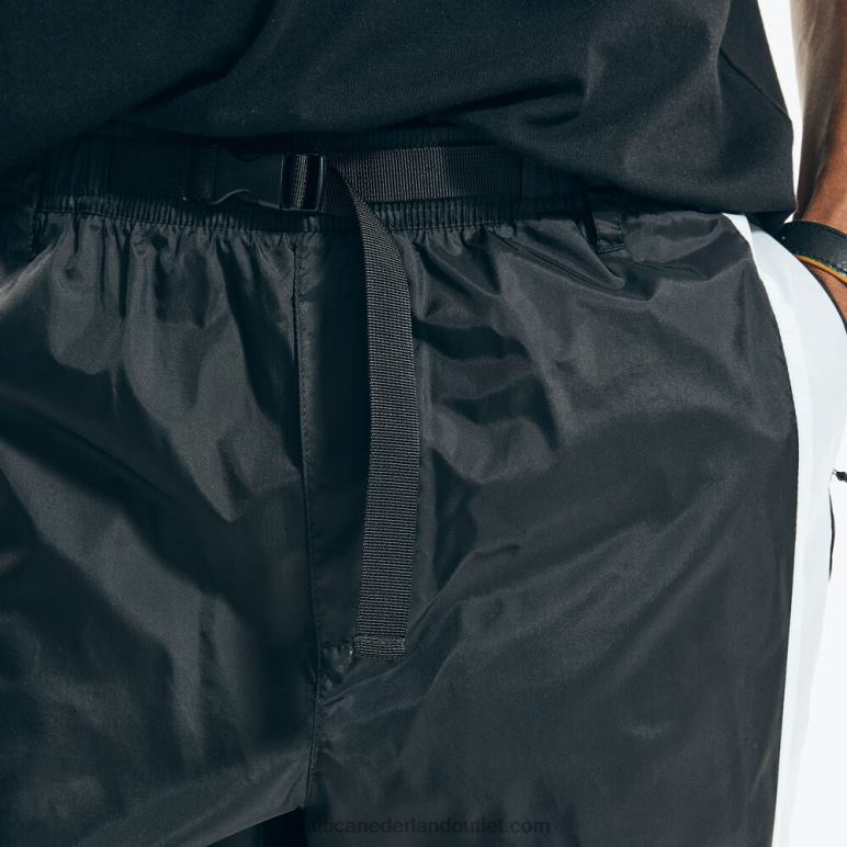 wedstrijd colorblock pull-on broek echt zwart Nautica 0828F262 Heren