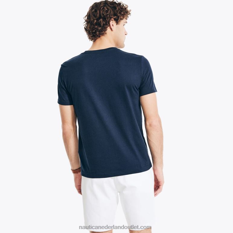duurzaam vervaardigd ocean challenge grafisch t-shirt marine Nautica 0828F26 Heren